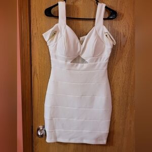 Emerald Sundae Dress White